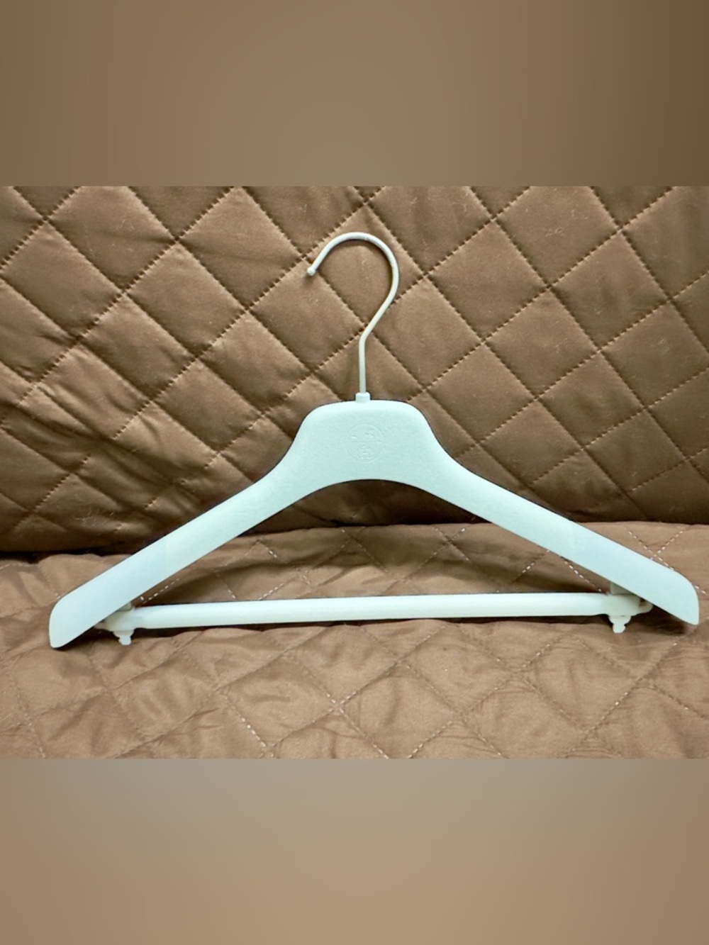 Light Mint Velvet Padded Clothes Hanger